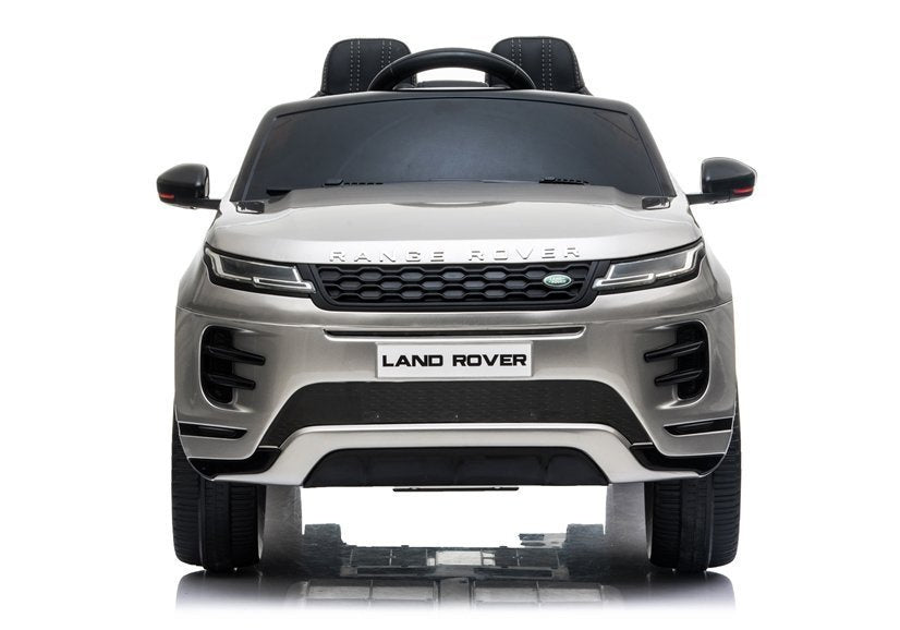 Carro elétrico infantil Range Rover Evoque prata pintado