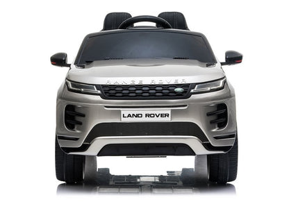 Carro elétrico infantil Range Rover Evoque prata pintado
