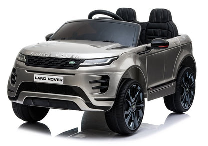 Carro elétrico infantil Range Rover Evoque prata pintado