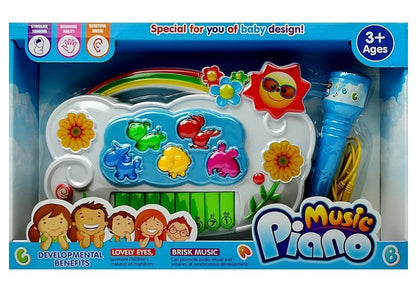 Piano eletrónico flores ligação ao telemóvel