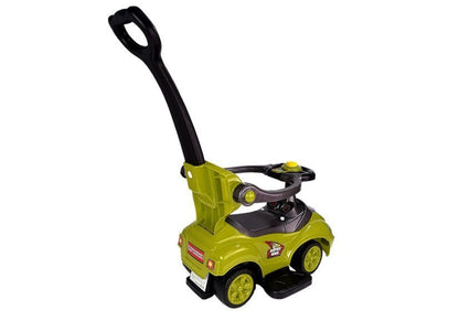Andador Ride On 3 em 1 com pega parental amarelo