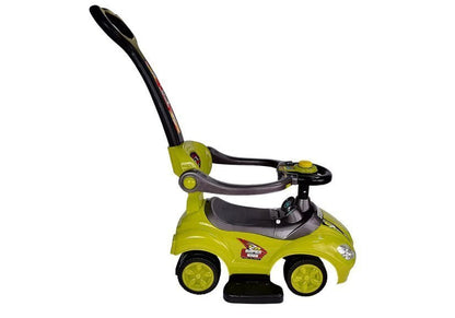 Andador Ride On 3 em 1 com pega parental amarelo