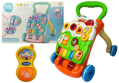 Andador educativo bebé com piano