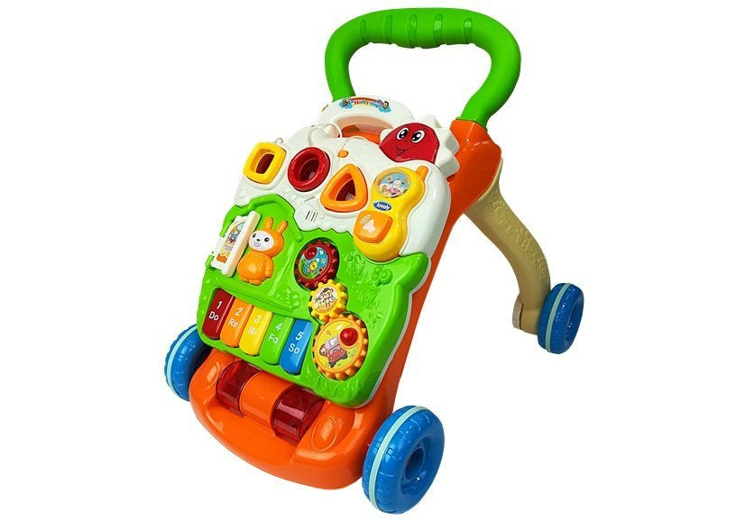 Andador educativo bebé com piano