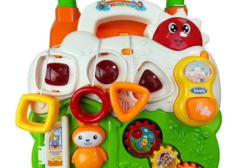 Andador educativo bebé com piano