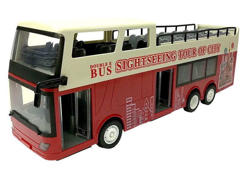 Autocarro de dois andares telecomandado 2.4G 1:18