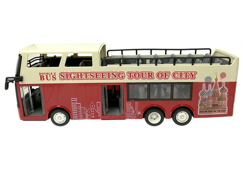 Autocarro de dois andares telecomandado 2.4G 1:18