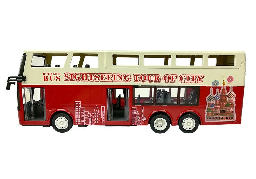 Autocarro de dois andares telecomandado 2.4G 1:18