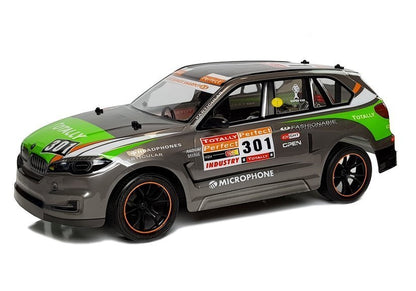 Carro telecomandado desportivo 1:10 2.4G cinzento