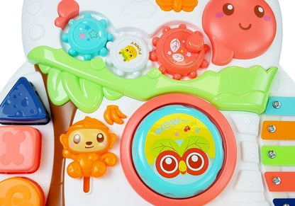 Andador educativo bebé com microfone interativo