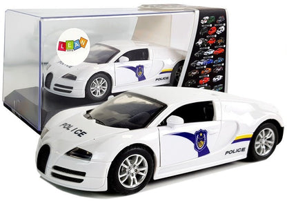 Carro polícia desportivo com luz e som