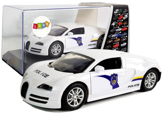 Carro polícia desportivo com luz e som