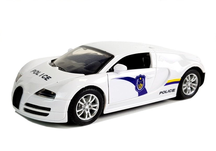 Carro polícia desportivo com luz e som