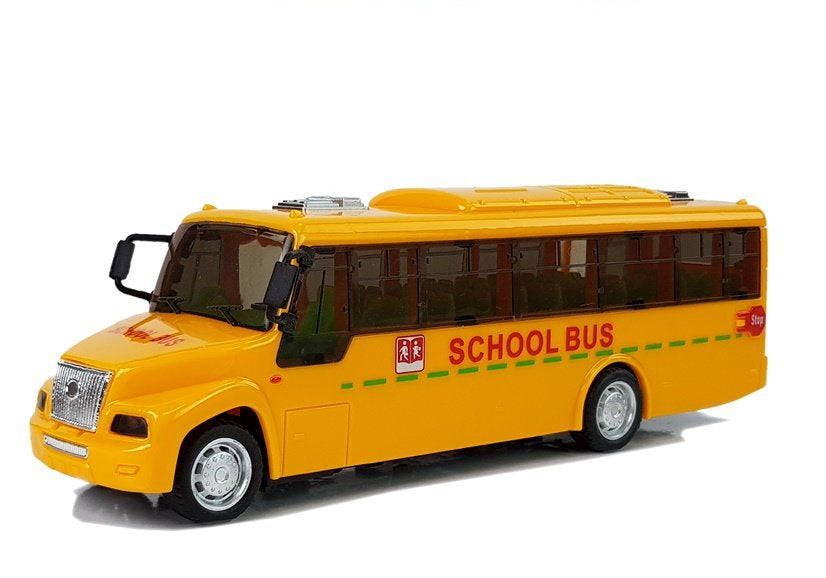 Autocarro escolar fricção luz som portas