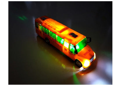 Autocarro escolar fricção luz som portas