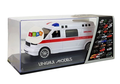 Ambulância com sirene som e luz