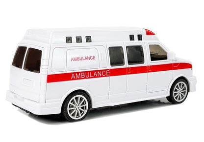 Ambulância com sirene som e luz