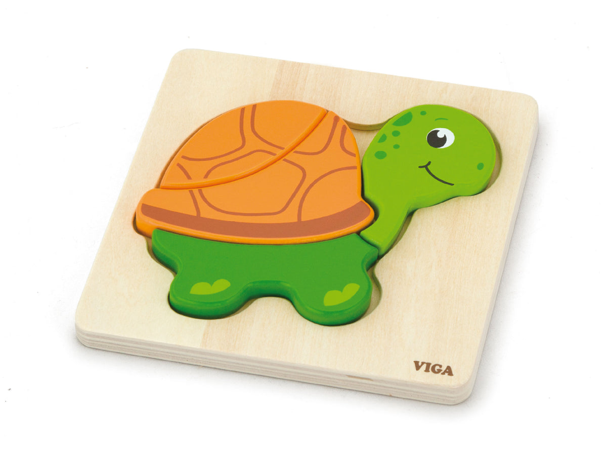Puzzle de blocos de formas Viga Tartaruga