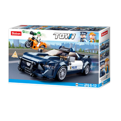 Town Carro da Polícia 284 Pcs