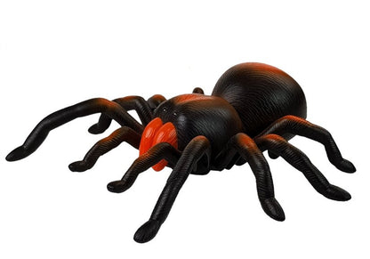 Aranha telecomandada gigante preto e laranja