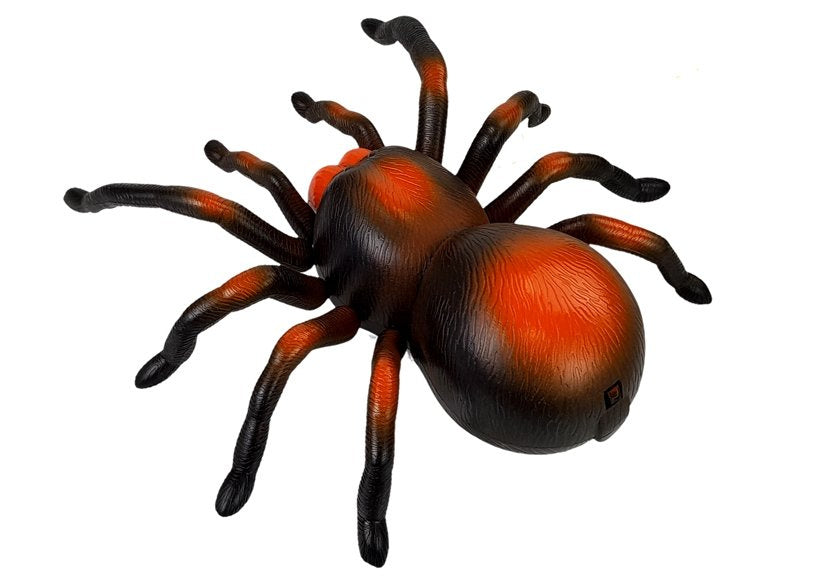 Aranha telecomandada gigante preto e laranja