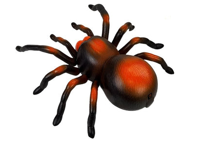 Aranha telecomandada gigante preto e laranja