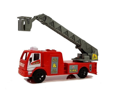 Conjunto veículos bombeiros helicóptero luz som