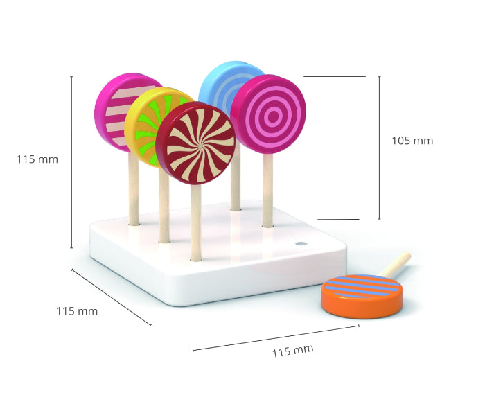 Lollipop 6 peças Viga