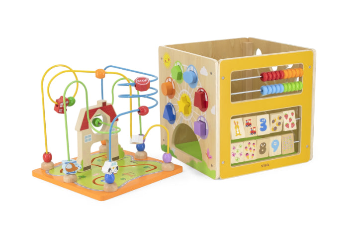 Caixa de brinquedos 5 em 1 Viga