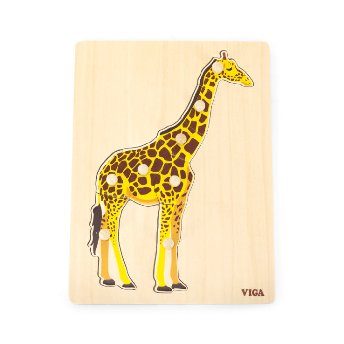 Puzzle Montessori Viga Giraffe