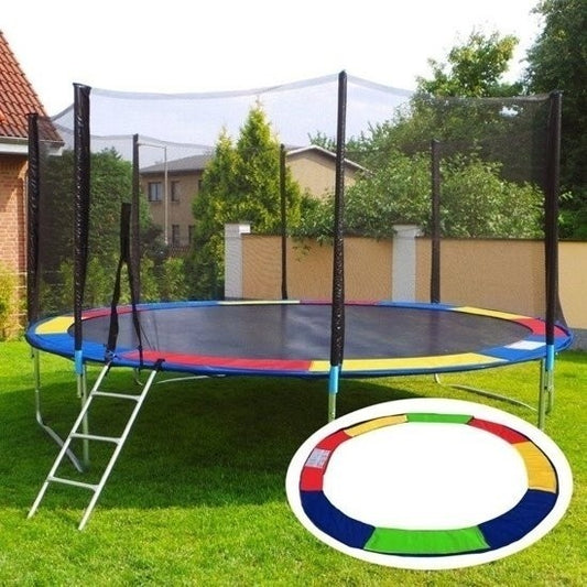 Trampolim Ø244 cm arco-íris com rede de segurança