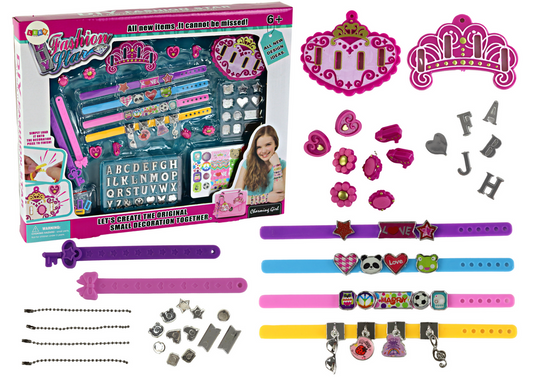 Conjunto DIY pulseiras letras pendentes