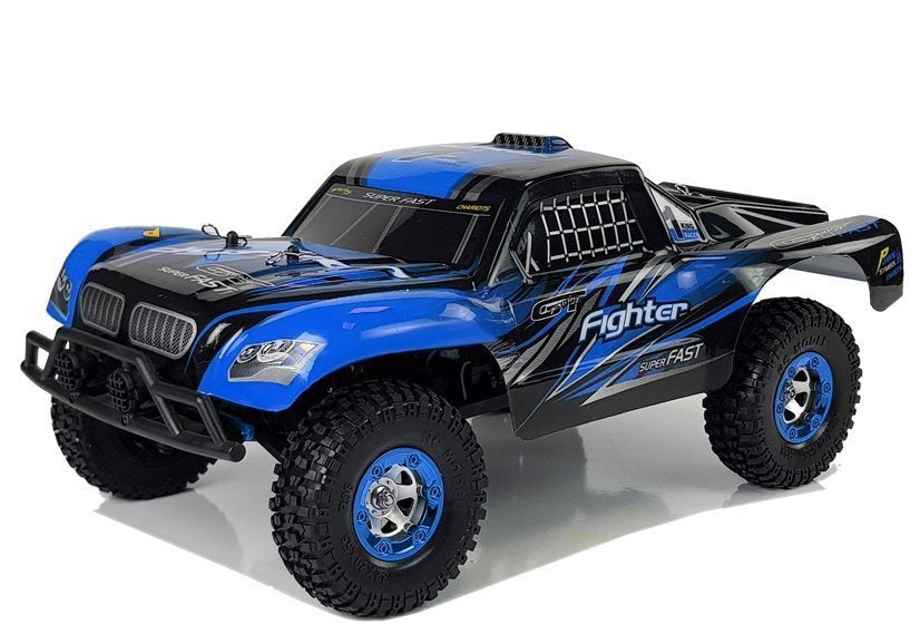 Carro telecomandado FY-01 4x4 pick-up 1:12 azul