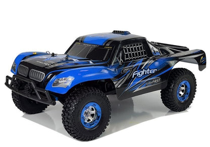 Carro telecomandado FY-01 4x4 pick-up 1:12 azul