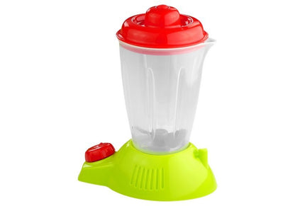 Conjunto frutas legumes liquidificador pilhas tabuleiro