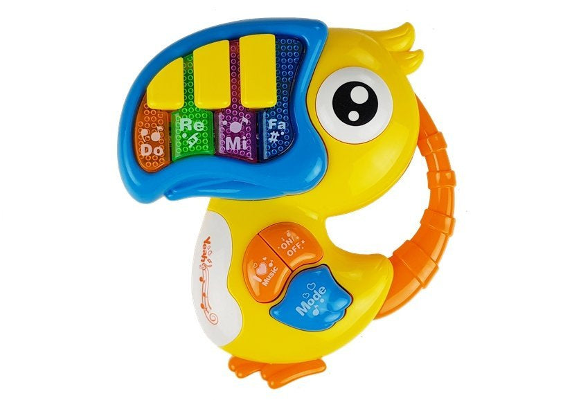Peixe papagaio piano guitarra pilhas