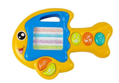 Peixe papagaio piano guitarra pilhas