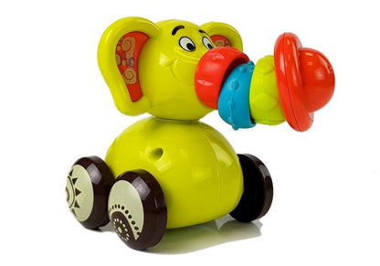 Carro elefante bebé trompete flexível