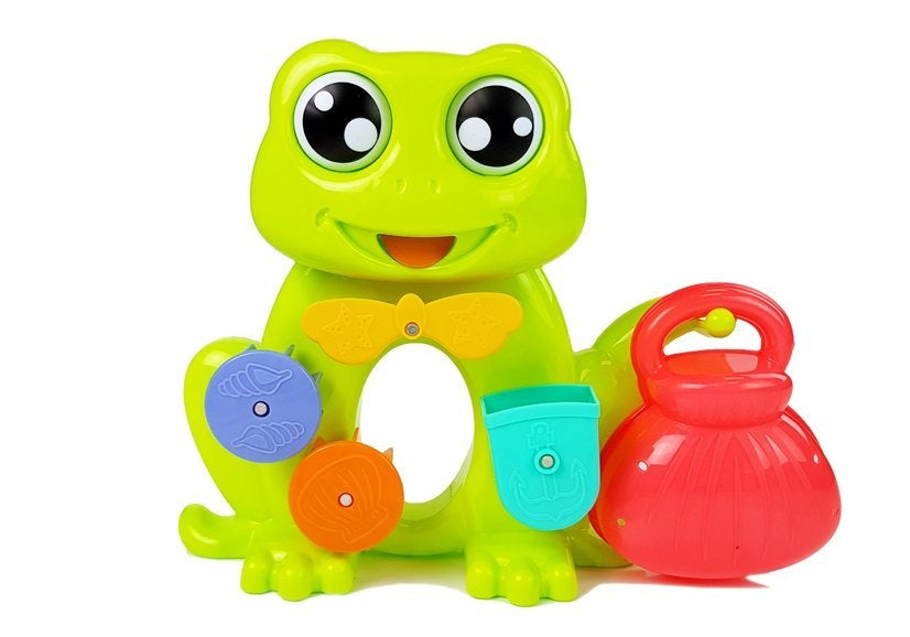 Conjunto banho cascata sapo com baldes