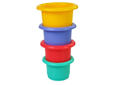 Conjunto banho cascata sapo com baldes