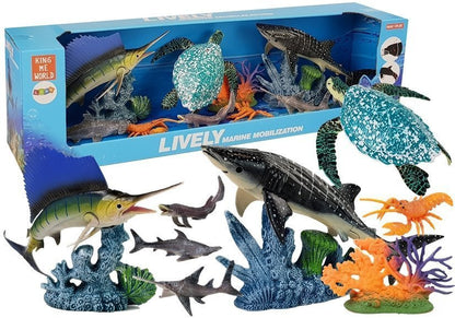 Animais marinhos com movimento