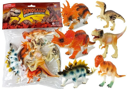 Dinossauros 10 cm 6 peças