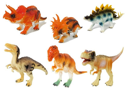 Dinossauros 10 cm 6 peças