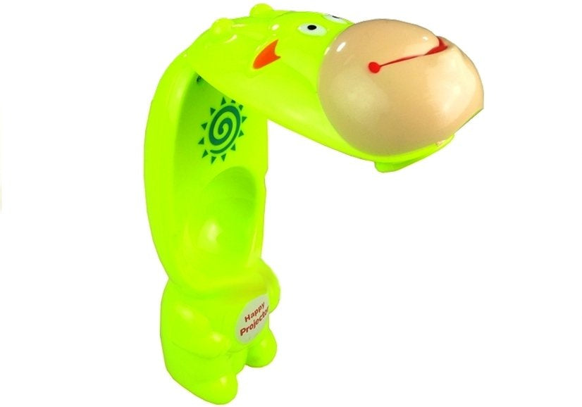 Projetor girafa com mesa e luz de projeção