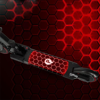 Scooter Qplay LED Honeycomb Red