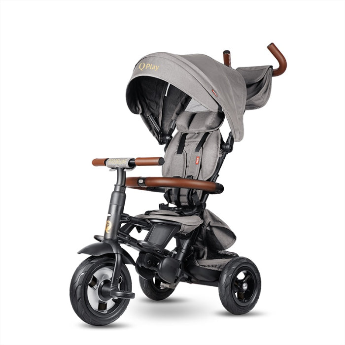 Triciclo Qplay Rito Deluxe Grey