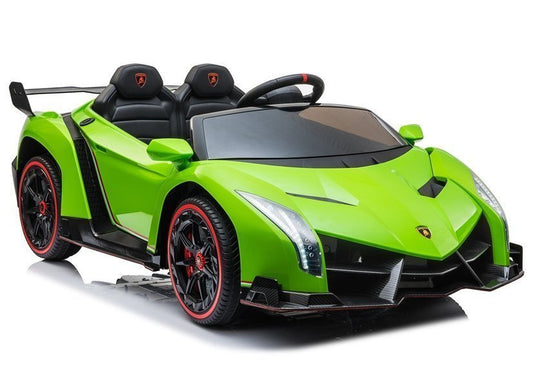 Carro elétrico Lamborghini Veneno verde