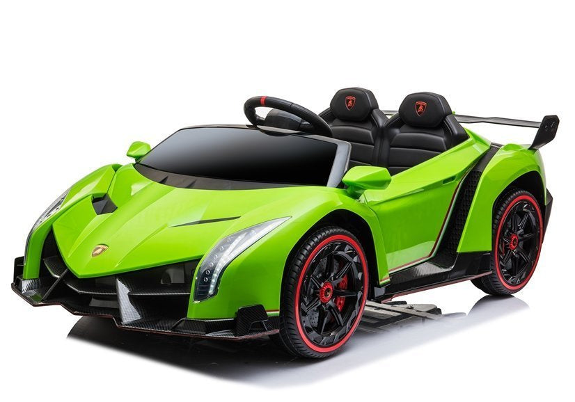 Carro elétrico Lamborghini Veneno verde