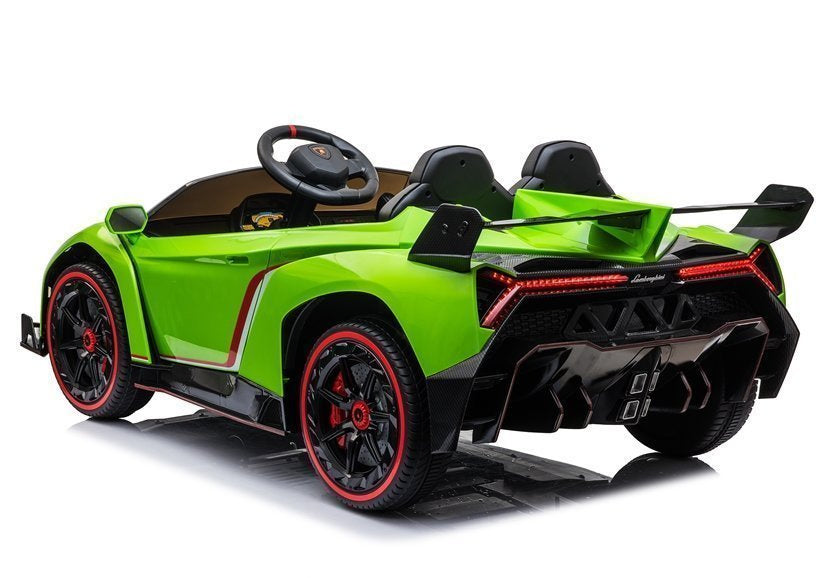 Carro elétrico Lamborghini Veneno verde