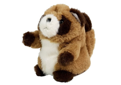 Guaxinim interativo repetidor de palavras peluche